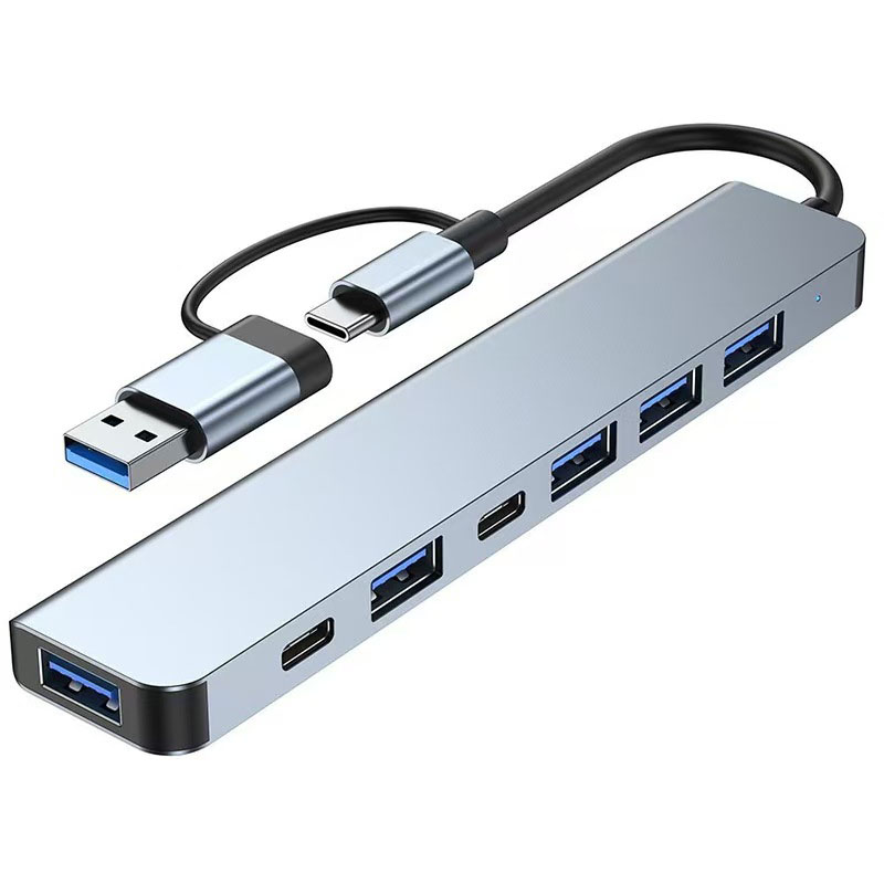 Usb Hub 7 Port - موزع USB A C متعدد المنافذ