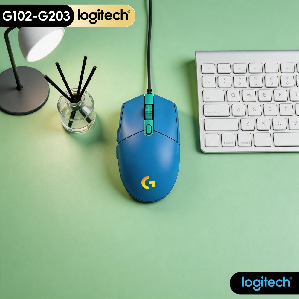Logitech Mouse G203 - فأرة لوجيتك G102، فأرة ألعاب G203