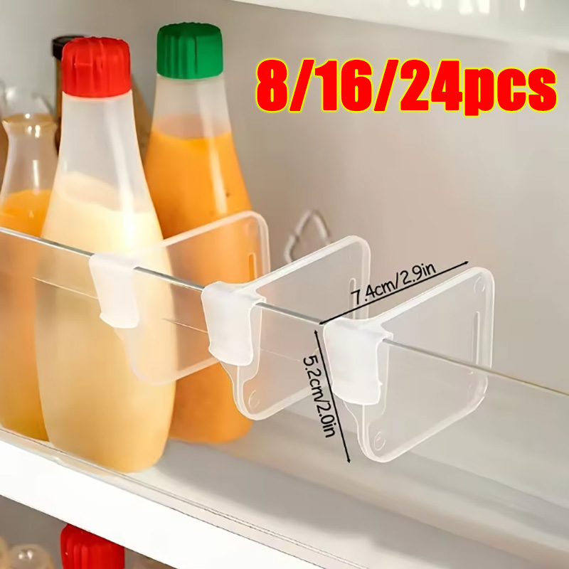 Tech Accessories Organizer - 8/16/24 قطعة قوي واضح الثلاجة المنظم