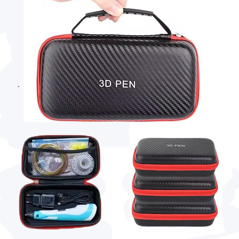 Tech Accessories Case - 1/2/5 قطعة ثلاثية الأبعاد أقلام حقيبة