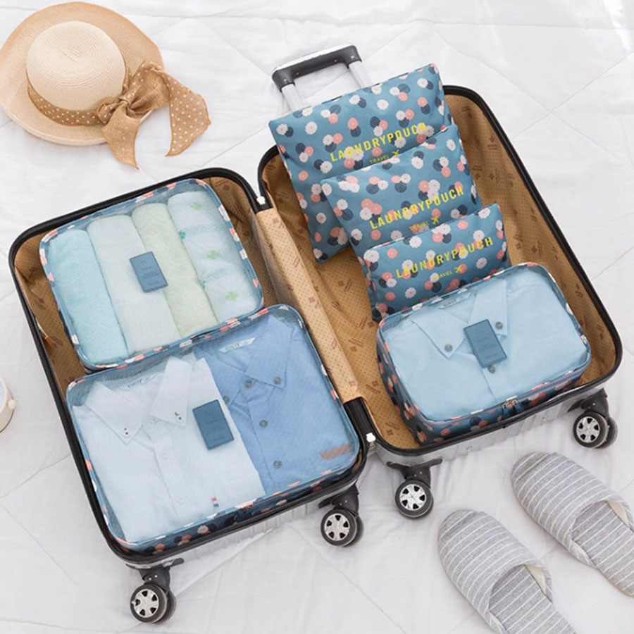 Tech Accessories Travel Bag - 6 قطعة أكياس تخزين منظم السفر
