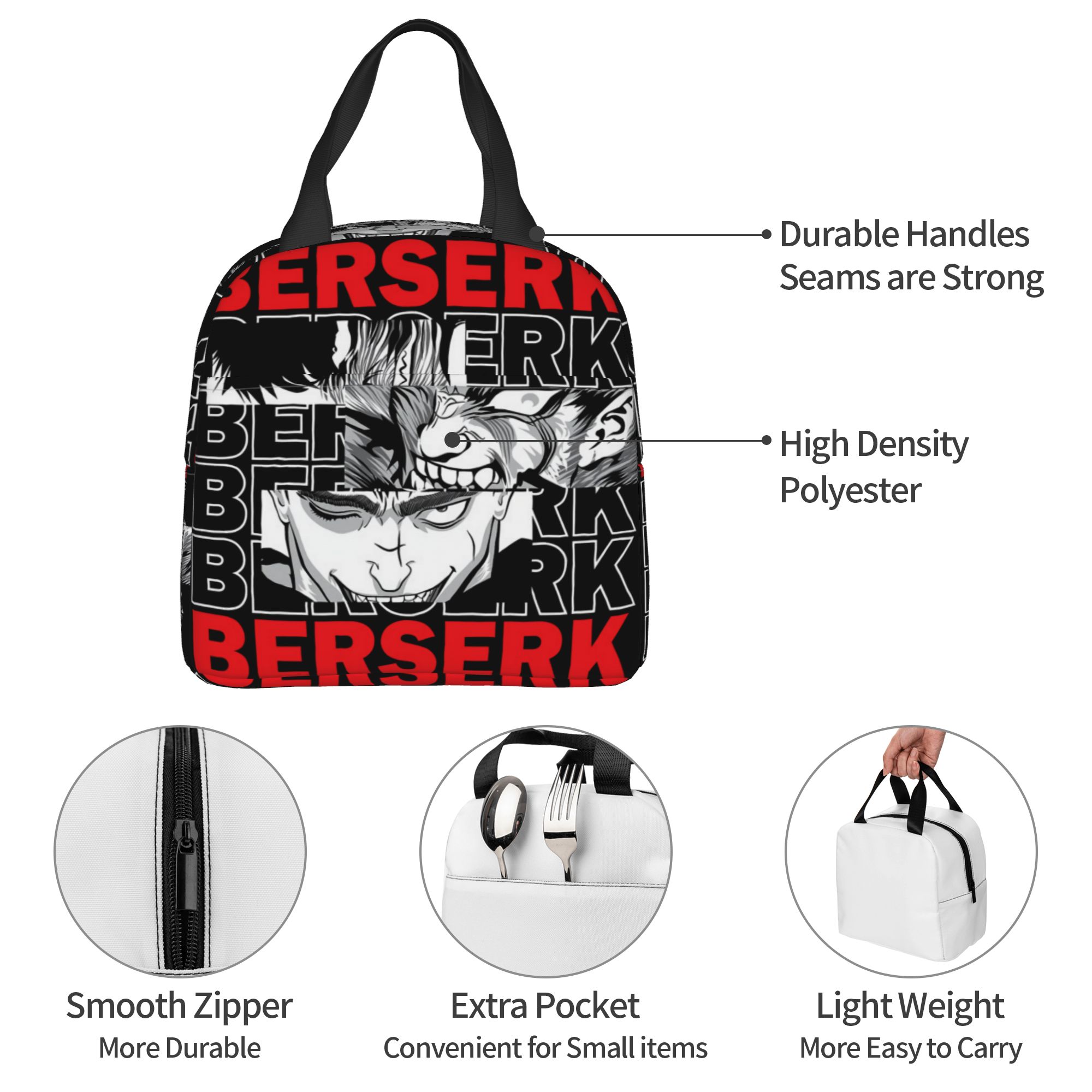 Tech Accessories Organizer - حقيبة غداء معزولة حراريًا من B-Berserks