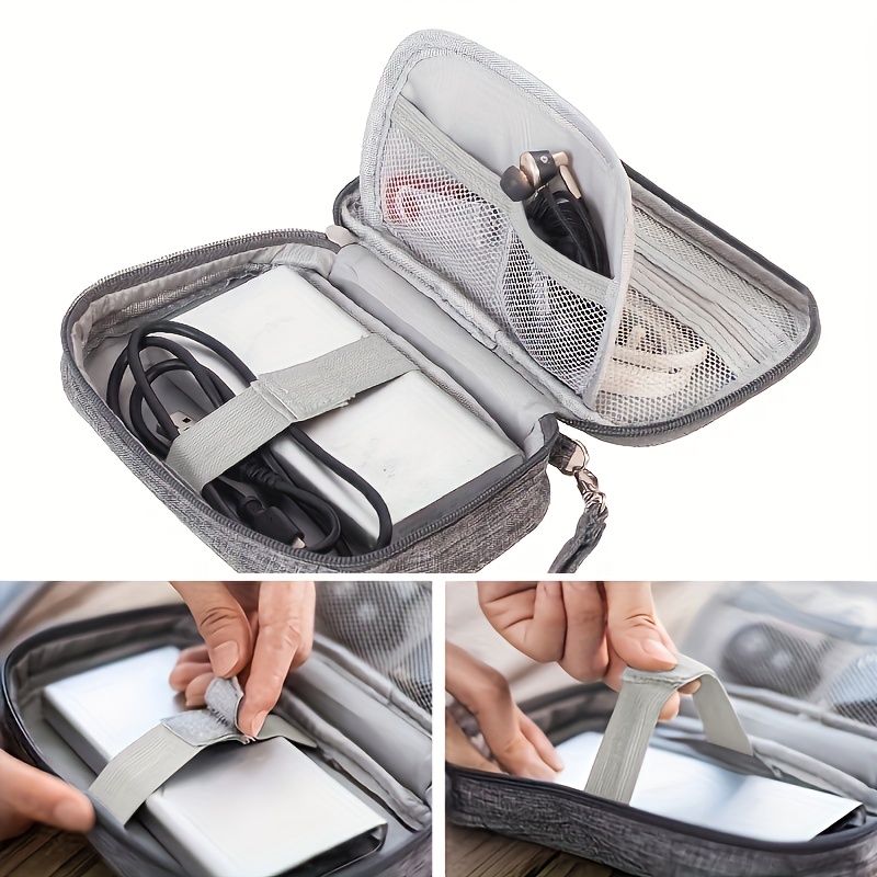 Tech Accessories Case - حقائب تخزين للسفر للكابل ، منظم