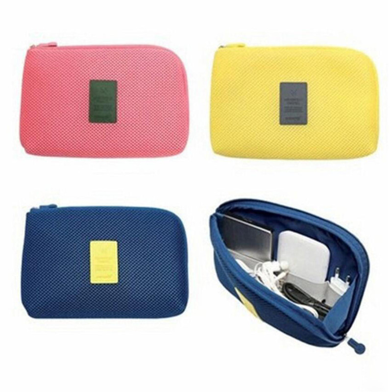 Tech Accessories Case - إكسسوارات السفر حقيبة كابل المحمولة الرقمية