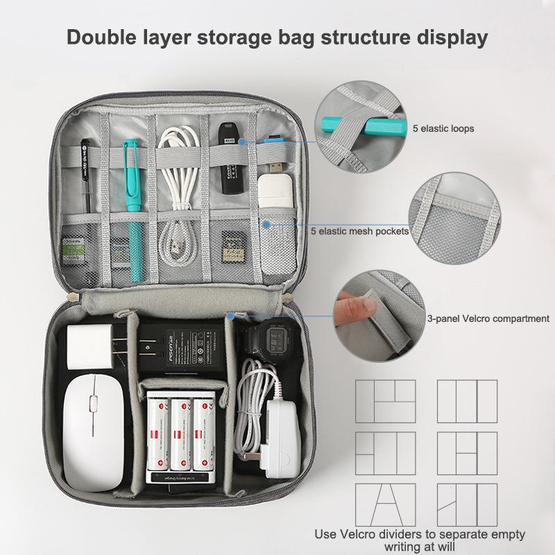 【حقيبة تخزين أدوات الحلاقة متع - مراجعة Tech Accessories Organizer وسعره
