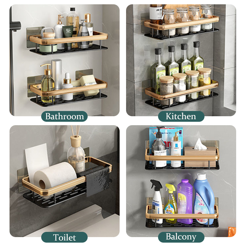 1-3 قطعة رفوف الحمام الحفر خال - مراجعة Tech Accessories Organizer وسعره
