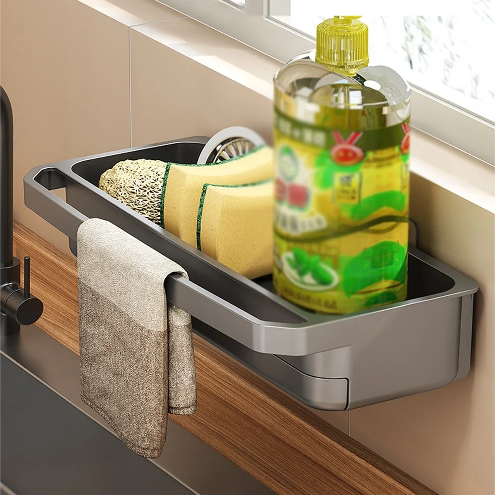 بالوعة المطبخ المنظم استنزاف ر - مراجعة Tech Accessories Organizer وسعره