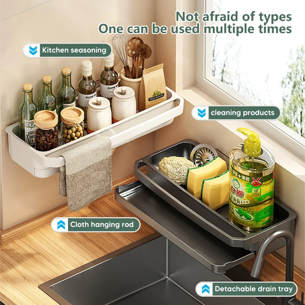بالوعة المطبخ المنظم استنزاف ر - مراجعة Tech Accessories Organizer وسعره