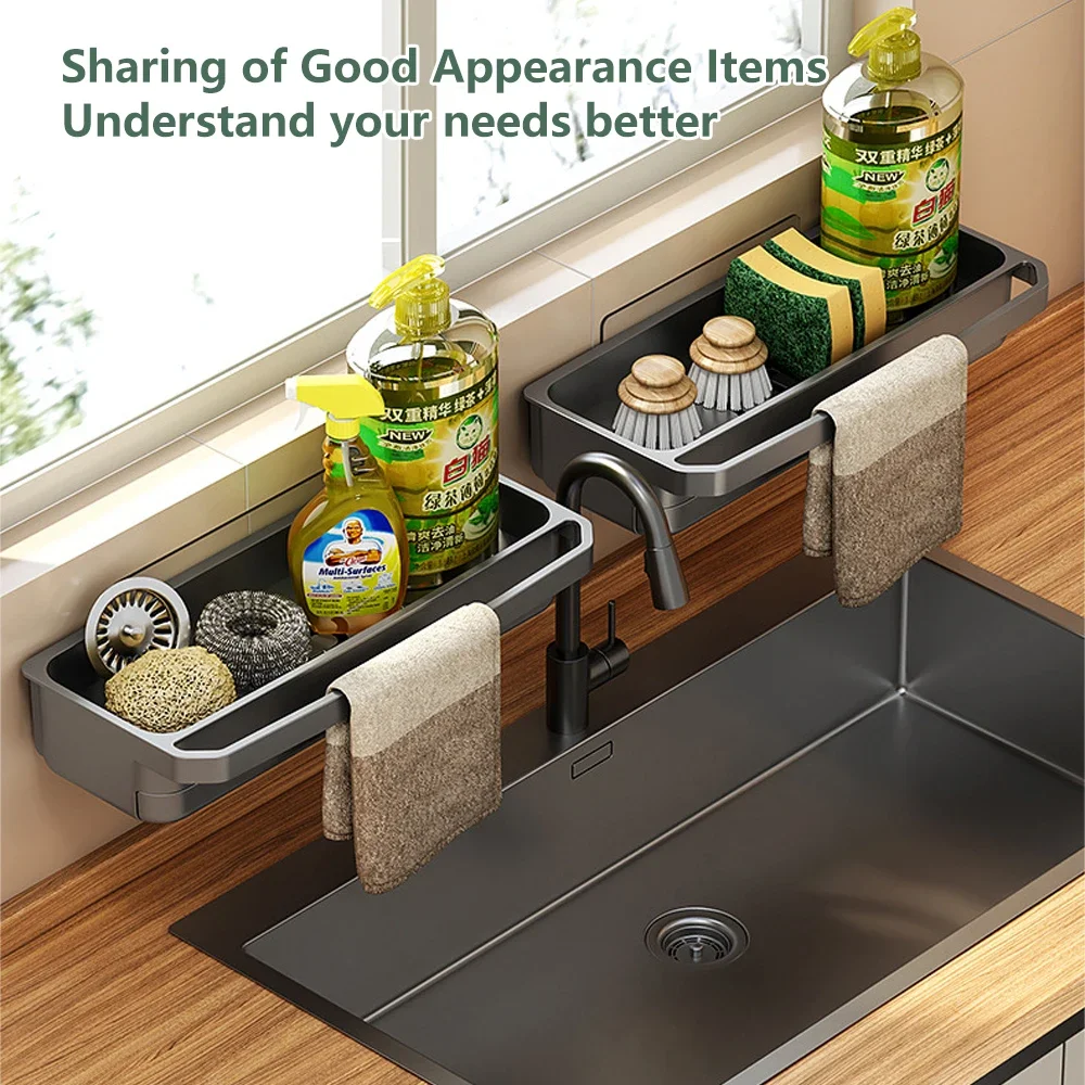بالوعة المطبخ المنظم استنزاف ر - مراجعة Tech Accessories Organizer وسعره