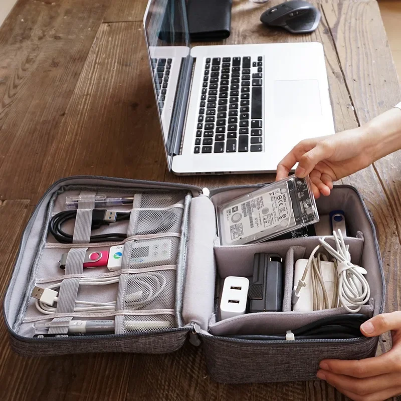 حافظة تنظيم تقنية محمولة لتخزي - مراجعة Tech Accessories Organizer Pouch وسعره
