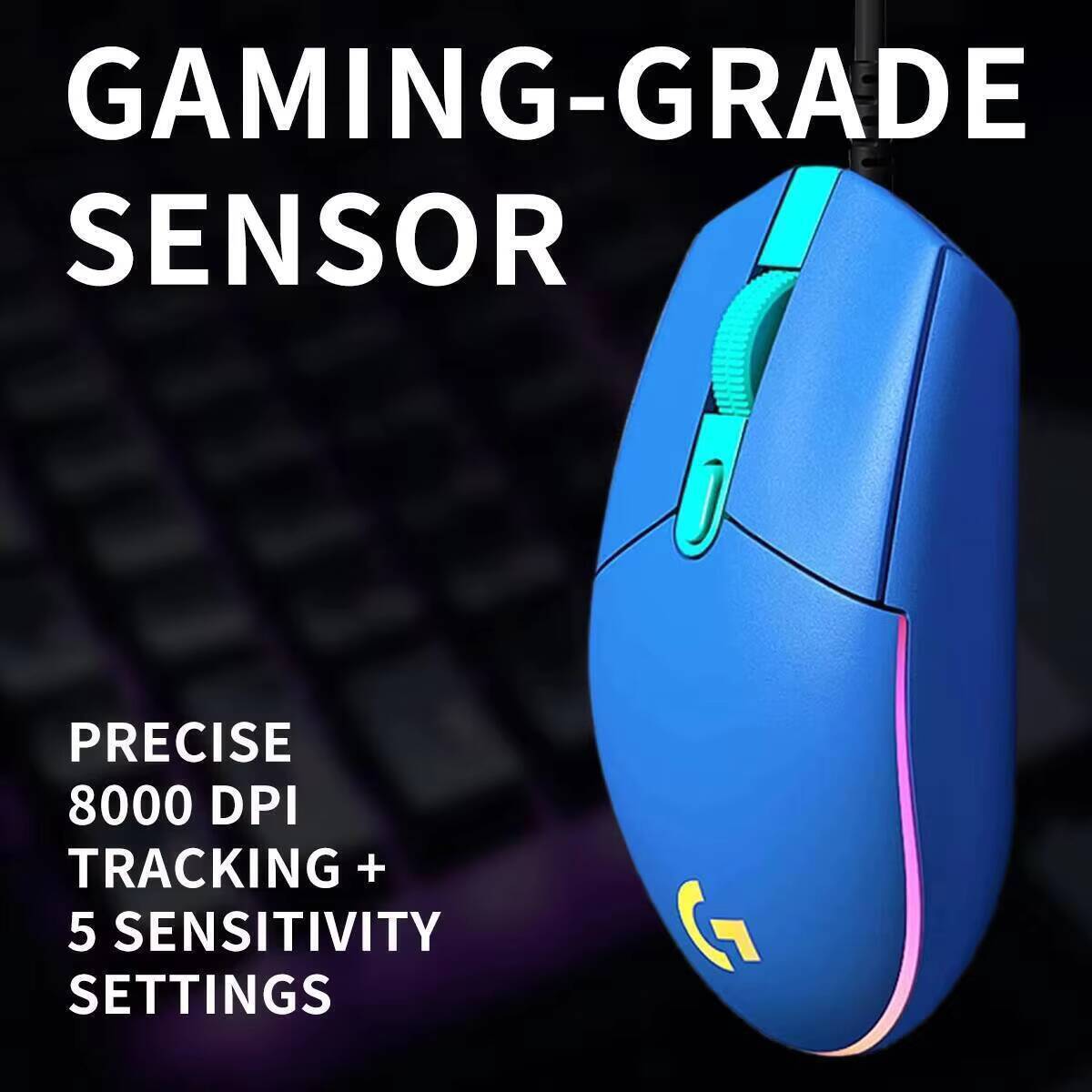 ماوس الألعاب لوجيتك G203 LIGHT - مراجعة Logitech Mouse G203 وسعره