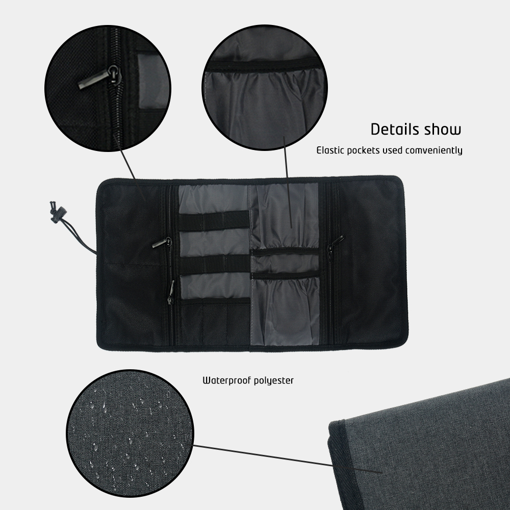 حقيبة سلك منظم إلكتروني، شاحن  - مراجعة Tech Accessories Organizer Pouch وسعره