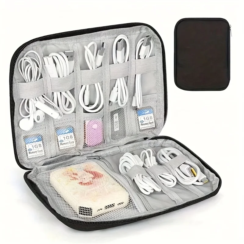 حقيبة تخزين محمولة للإكسسوارات - مراجعة Tech Accessories Organizer Pouch وسعره