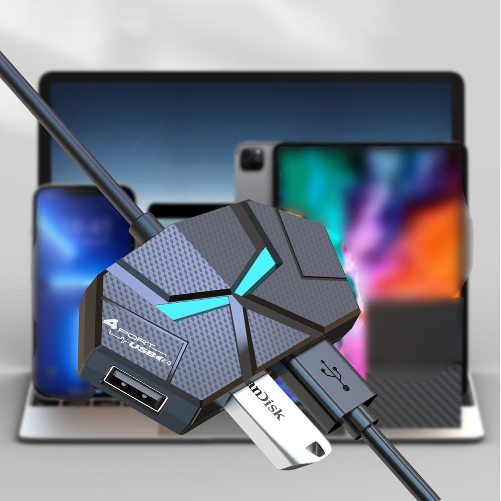 محطة إرساء USB بـ 4/7 منافذ من - مراجعة Usb Hub 7 Port وسعره