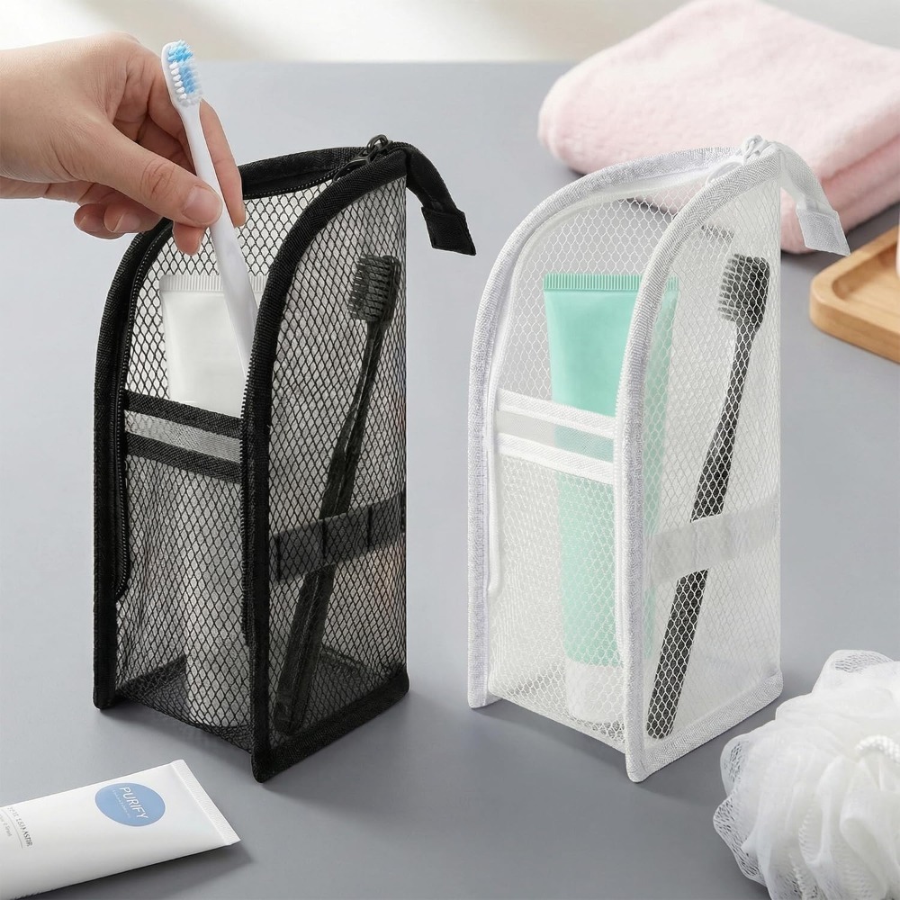 حقيبة مستلزمات شخصية شبكية قاب - مراجعة Tech Accessories Travel Bag وسعره
