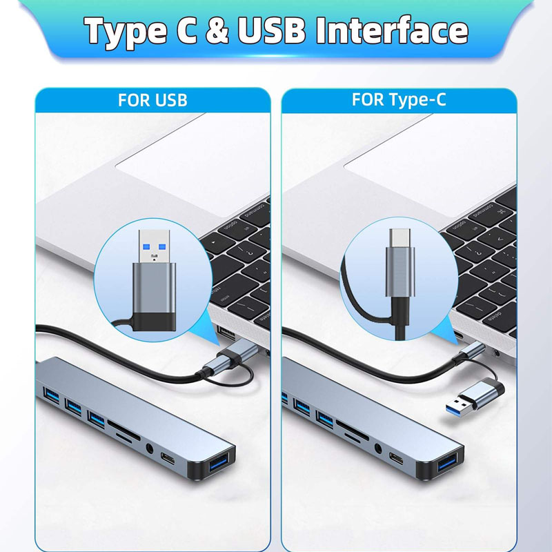 موزع USB 7 في 1 مع واجهة USB-C - مراجعة Usb Hub 7 Port وسعره
