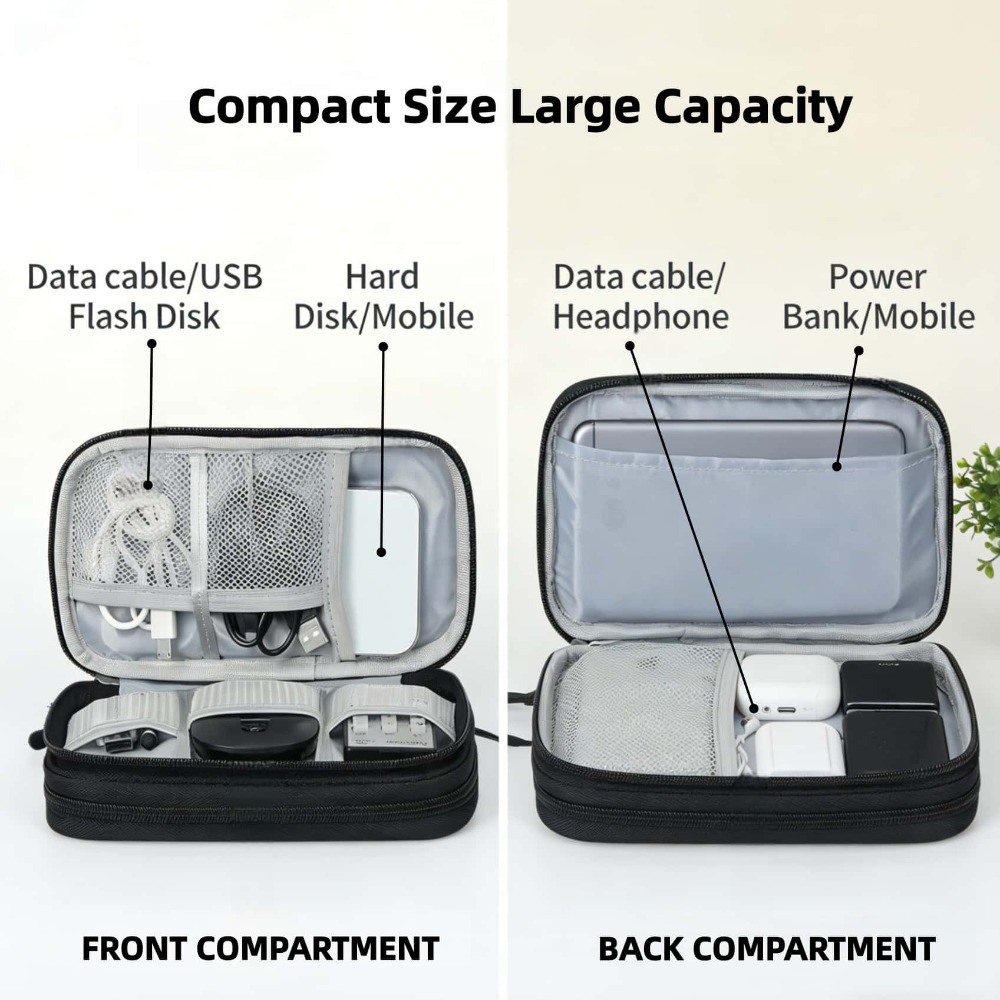 حقيبة تنظيم الإلكترونيات المحم - مراجعة Tech Accessories Case وسعره