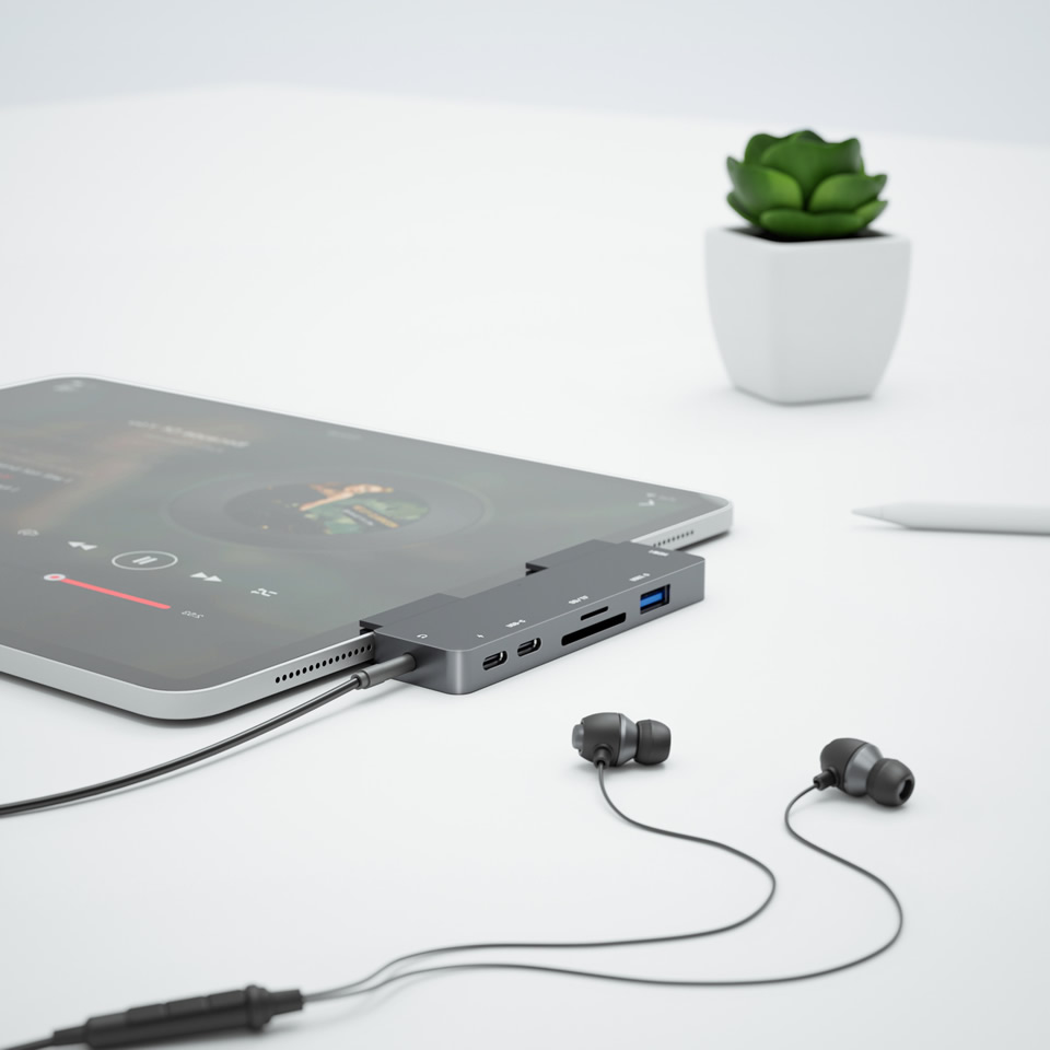 OUTMIX USB C Hub إلى 4K HDMI م - مراجعة Usb Hub 7 Port وسعره